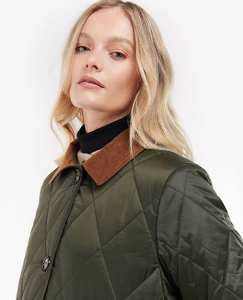 Barbour Bragar Quilt Dames | Olive