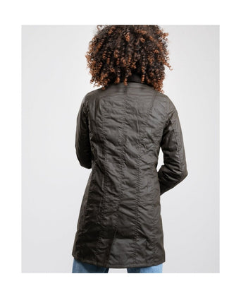 Barbour Belsay Wax Jacket Dames | Olive