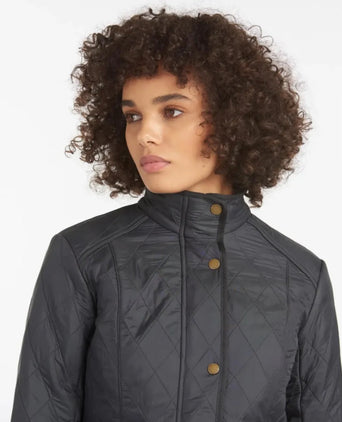 Barbour Quilted Jacket Dames | Navy Blauw