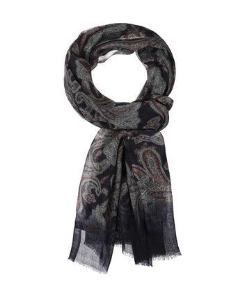 Sjaal Wol 70X180 CM | Navy Blauw