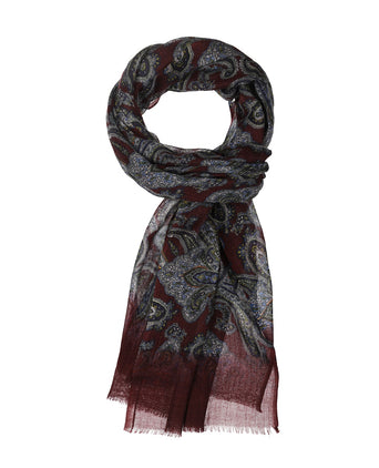 Sjaal Wol 70X180 CM | Bordeaux Rood