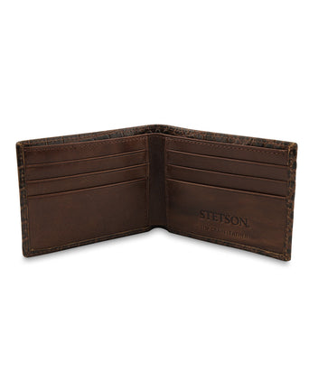 Stetson Croco Embossed Wallet | Bruin