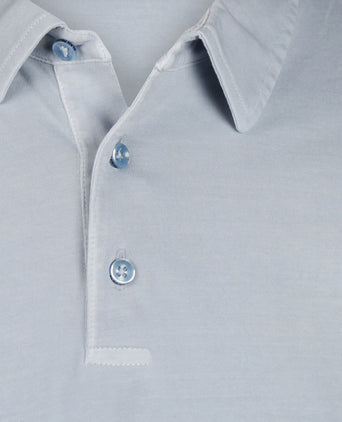 Casual Jersey Polo Korte Mouw | Blauw