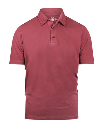 Casual Jersey Polo Korte Mouw | Rood