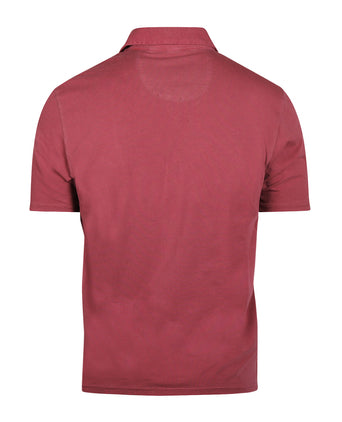 Casual Jersey Polo Korte Mouw | Rood
