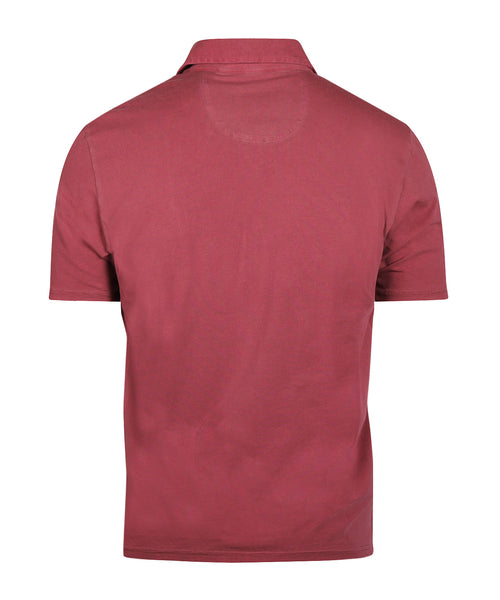 Casual Jersey Polo Korte Mouw | Rood