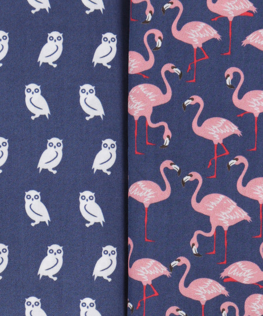 Zakdoeken 2-Pack | Flamingo Uil