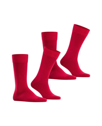Falke 2 Pack Happy | Rood