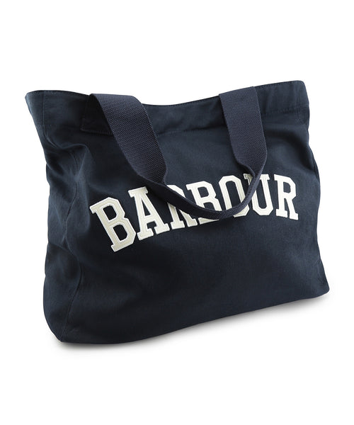 Barbour Logo Holiday Tote Bag | Blauw
