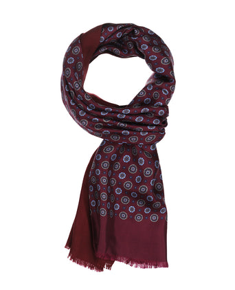 Sjaal Zijde/Wol | Rood
