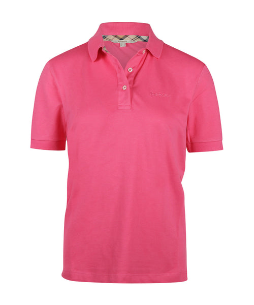 Barbour Bowford Polo Dames | Roze