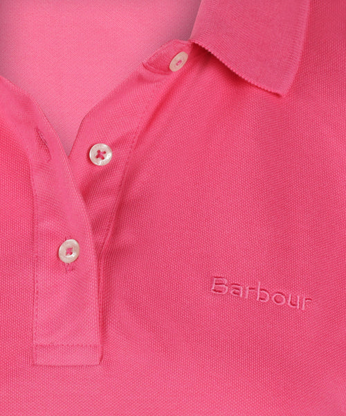 Barbour Bowford Polo Dames | Roze