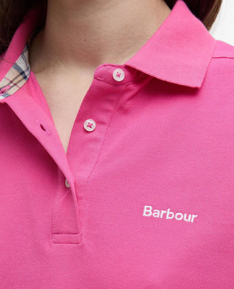 Barbour Bowford Polo Dames | Roze