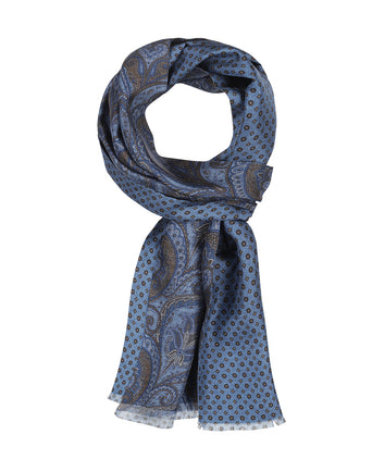 Sjaal 100% Zijde | Blauw