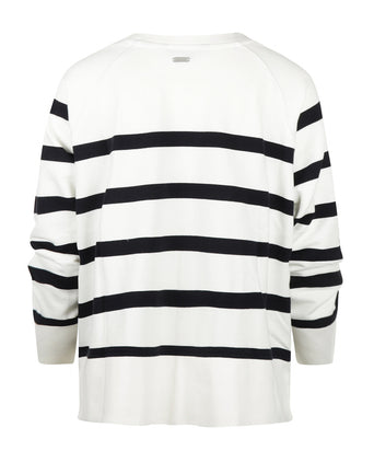 Delaney Striped Sweatshirt | Wit