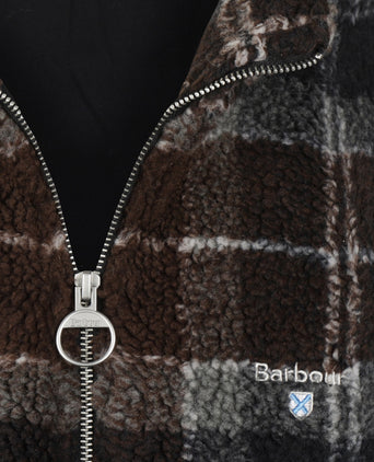 Barbour Tartan Sherpa Fleece | Nacht Blauw
