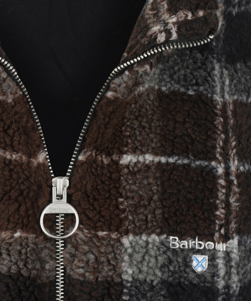 Barbour Tartan Sherpa Fleece | Nacht Blauw