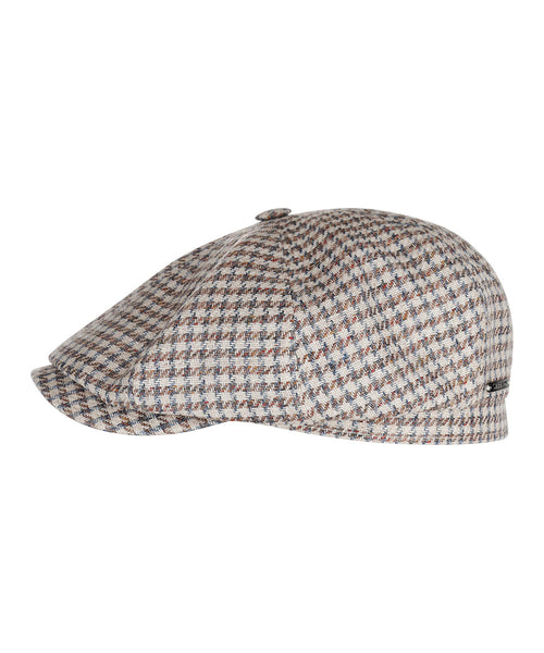 Stetson Hatteras Linen/Cotton Houndstooth | Bruin