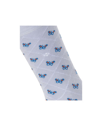 Burlington Sok Butterflies | Blauw