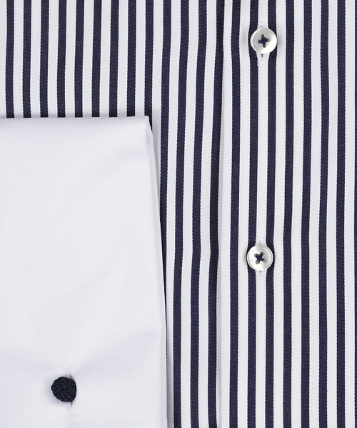 Eterna Overhemd Dubbele Manchet | Blauw