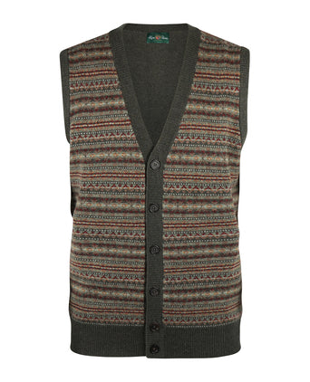 Alan Paine Spencer Fair Isle | Groen