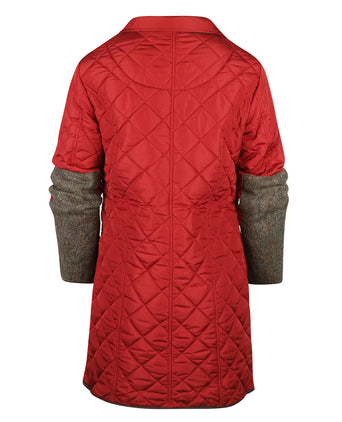 Wellington Quilt Jas Dames | Rood