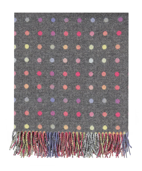 Plaid Lamswol 140x180 cm | Grijs