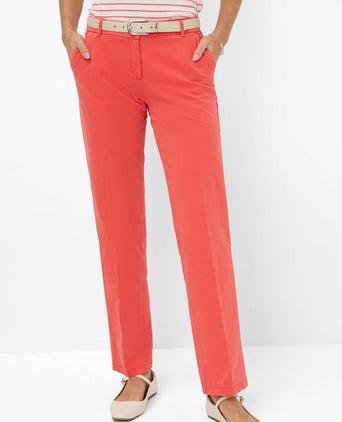 Brax Broek Dames Maron | Rood