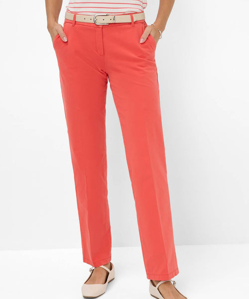 Brax Broek Dames Maron | Rood