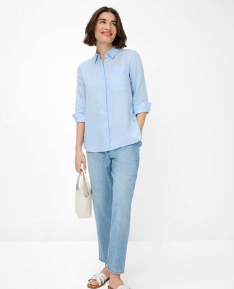 Brax Dames Blouse Vicki | Blauw