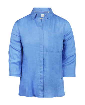 Brax Dames Blouse Vicki | Blauw