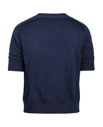 Pullover Dames V-Hals | Denim Blauw