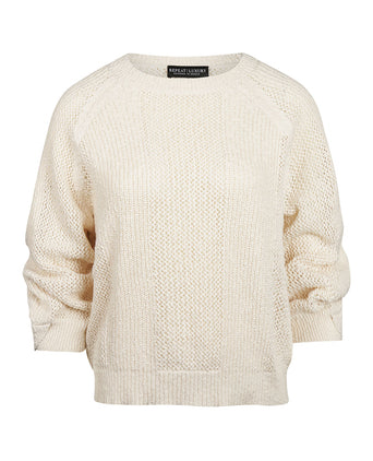 Repeat Dames Pullover Ronde Hals | Beige