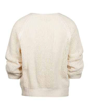 Repeat Dames Pullover Ronde Hals | Beige