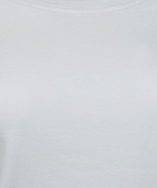 T-shirt Dames Opgerolde mouwen | Blauw