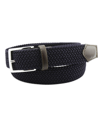 Gevlochten Riem | Navy Blauw