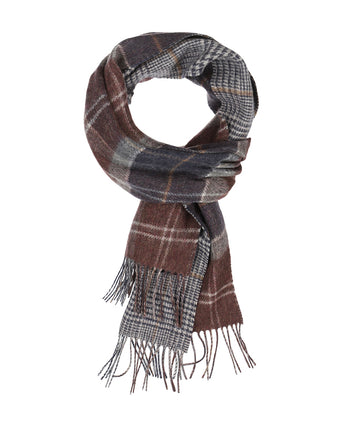 Barbour Sjaal Dramside Reversible | Nacht Blauw