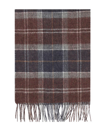 Barbour Sjaal Dramside Reversible | Nacht Blauw
