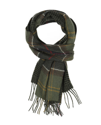 Barbour Sjaal Dramside Reversible | Groen