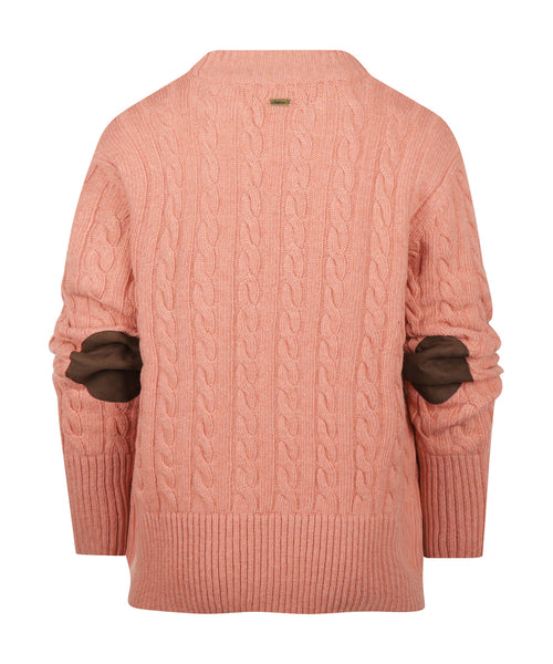 Barbour Dames Belford Knited Jumper | Roze