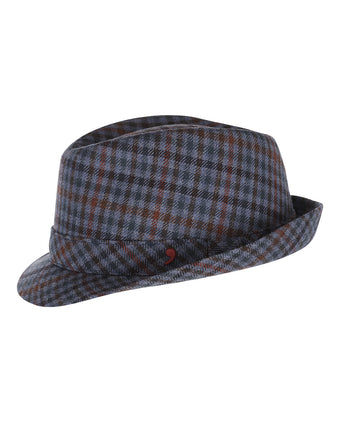Trilby Hoed Ruit | Blauw