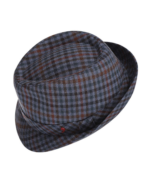 Trilby Hoed Ruit | Blauw