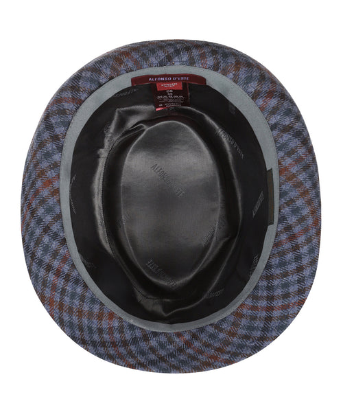 Trilby Hoed Ruit | Blauw