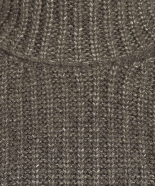 Fisherman Dames Alpaca-Merino Koltrui | Bruin