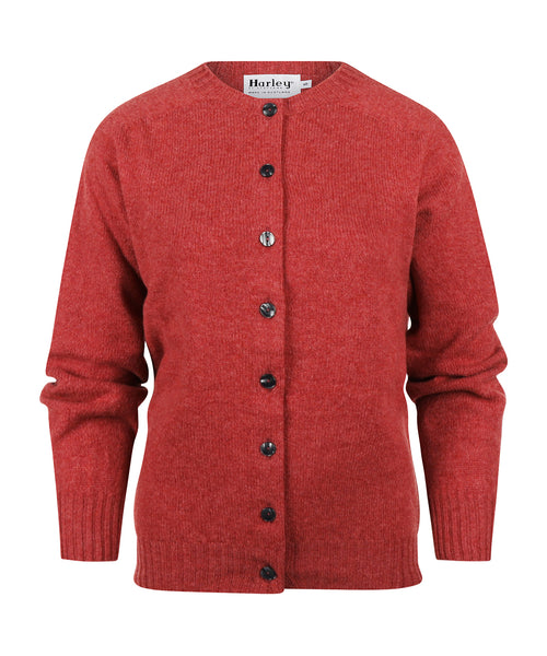 Harley of Scotland Dames Knoop Vest | Paars