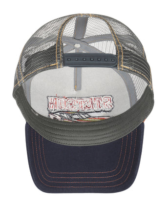 Stetson Trucker Cap Indy | Blauw Beige