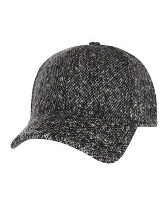 Stetson Baseball Cap Donegal Tweed | Grijs