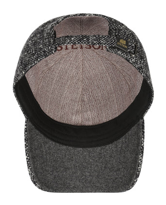 Stetson Baseball Cap Donegal Tweed | Grijs