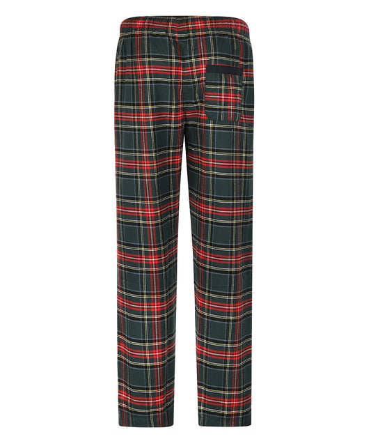 Pyjama broek flannel | Groen Rood Tartan