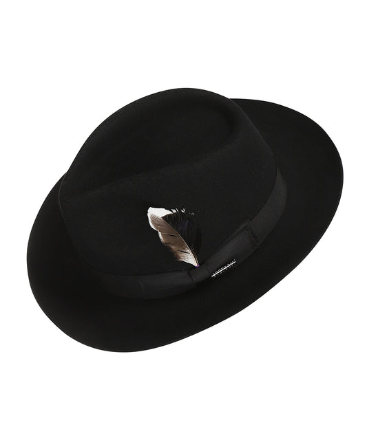 Fedora Wool Felt | Zwart
